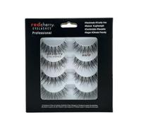 Pestañas Red Cherry - #WSP Wispy Multipack (4 pares) - Pestañas profesionales de pelo humano 4 pares de pestañas para un aspecto natural