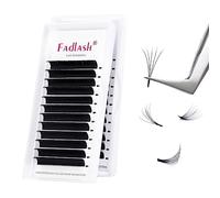 Pestañas Volumen Ruso 0.07 D Rizo 11mm*12 Fila 2D 3D 5D 10D 20D Pestañas FADLASH Extensiones de Pestañas Volumen Ruso Easy Fan Volume Lashes(0.07-d-11)