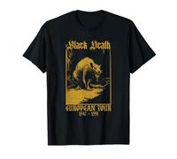 Peste Rata de la Peste de la Muerte Negra | Negro Muerte Europea Tour Camiseta