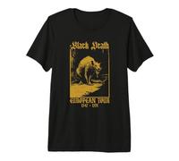 Peste Rata de la Peste de la Muerte Negra | Negro Muerte Europea Tour Camiseta Premium