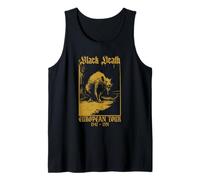 Peste Rata de la Peste de la Muerte Negra | Negro Muerte Europea Tour Camiseta sin Mangas
