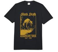 Peste Rata de la Peste de la Muerte Negra | Negro Muerte Europea Tour Comfort Colors Adult Heavyweight T-Shirt