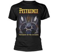 Pestilence Testimony of The Ancients Graphic tee Printed T-Shirt Fashion Shirt For Men Black XXL