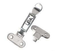 Pestillo antisonajero de acero inoxidable 316 para barco, abrazadera de sujeción bloqueable para caravanas, yates y escotillas, pulido espejo, silencioso y a prueba de golpes, 115 x 40 mm