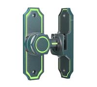 Pestillo de aleación de zinc con función brillante que proporciona soluciones prácticas a las necesidades de seguridad del hogar después del anochecer (gris)