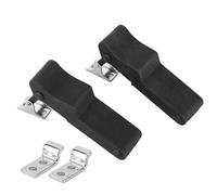 Pestillo de almacenamiento frontal de goma, cierre de absorción de impactos flexible y duradero para Polaris Sportsman 450 570 850 Touring ETX, paquete de 2, color negro