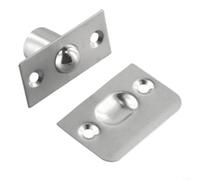 Pestillo de bola de acero inoxidable para puertas de madera - Perla invisible para puerta de armario, incluye tornillos de montaje