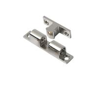 Pestillo De Bola For Puerta Muebles, Pestillos Resorte Doble Rodillo Latón, Accesorios Hardware Tensión Ajustable For Armario(Silver-40MM,1PC)