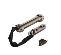 Pestillo de cadena puerta del hotel acero inoxidable, cerradura seguridad, herramientas limitadoras, Hardware for casa, 1/2/3 Uds para Puerta Interior(Green Bronze,1 PCS)