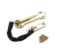 Pestillo de cadena puerta del hotel acero inoxidable, cerradura seguridad, herramientas limitadoras, Hardware for casa, 1/2/3 Uds Para Puertas(Gold,2 PCS)
