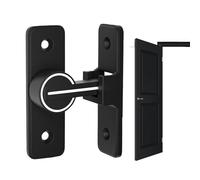 Pestillo de cerradura de puerta | Cerradura de seguridad resistente de noche de 90 / 180 grados - cerradura de refuerzo deslizante resistente al robo defensa del hogar para gabinetes y jardines