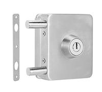 Pestillo de cerradura de puerta, pestillo de puerta de vidrio sin perforación sólida para oficina en casa