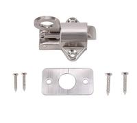 Pestillo de cierre automático, puertas de seguridad de la ventana anillo de la puerta del resorte Bounce Puerta 46x50x44 mm/1.81x1.96x1.73in bloqueo de pestillo con tornillos para