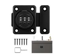 Pestillo de código de entrada numérico: mecanismo compacto de puerta unidireccional, de protección de cifrado manual, seguridad de acceso residencial | Oficina dormitorio barrera armario objet