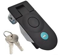 Pestillo de compresión de montaje empotrado para caravanas, remolques y cajas de herramientas con construcción de aleación de zinc que proporciona protección contra robo y acceso seguro (67 mm)