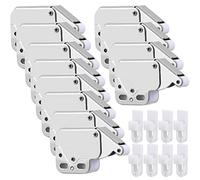 Pestillo de empuje con punta pequeña con resorte, cerradura de gabinete sin llave de empuje Cerradura táctil de empuje Cerradura de resorte for puerta de gabinete Mini Puch for pestillo de gabinete de