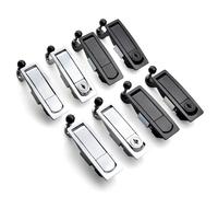 Pestillo de gatillo de compresión con botón pulsador for panel de palanca de bloqueo de plano de gabinete, 1 unidad(57Long Rod Silver)
