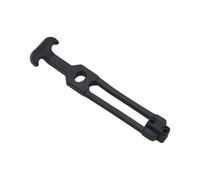Pestillo de la campana de goma: captura de nylon negro, bloqueo de enfriador T-Handle | Tamaño L/M/S Dibujado Dibujo Dibujo con soporte, cierre de seguridad flexible para cajas de herramientas, cajas