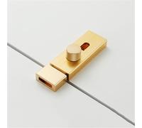Pestillo De La Puerta Creative Door Lock Guard Latch Bolt Anti Theft Buckle Hasp Sliding Barn(Gold,4inch)
