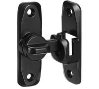 Pestillo De La Puerta Degree Barn Door Lock Flip Gate Sliding Latch Portable Security(Black)