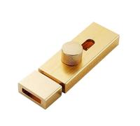 Pestillo De La Puerta Door Bolt Punch-free Latch Punch Buckle Ecurity Lock(Gold 100mm)