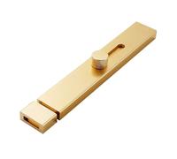 Pestillo De La Puerta Door Bolt Punch-free Latch Punch Buckle Ecurity Lock(Gold 200mm)
