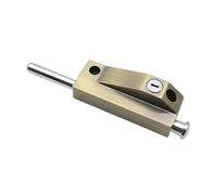 Pestillo De La Puerta Framed Spring Revolving Door Latch Lock Open Mounted Stainless(Green Bronze B)