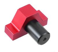Pestillo de límite de mesa de carpintería con bloques de espiga de aleación de aluminio para fijación segura de la tabla (19 mm)