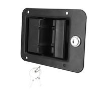 Pestillo de manija de caja de herramientas Pestillo de caja de herramientas para camiones de acero inoxidable de alta resistencia con llave para vehículos Caravana RV Tornillo de