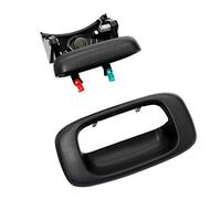 Pestillo de manija de portón trasero y moldura de bisel con clips de barra | para Chevy Silverado GMC Sierra 1500 2500 3500 1999-2007 | Reemplaza # 15997911, 15228539, 15228541, 15228540