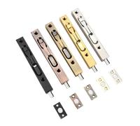 Pestillo de montaje para puertas dobles, 4 unidades, acero inoxidable, pestillo de seguridad oculto de 4/6/8/10 pulgadas, cerradura deslizante para baño, hardware a prueba de polvo