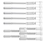 Pestillo de pantalla de ventana de carga de resorte, clip de cierre de aluminio a prueba de óxido para instalación rápida para accesorios de repuesto de cochera balcón