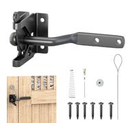 Pestillo de puerta, automático robusto para puerta de granja | Herrería resistente a la intemperie para granero granja porche patio área de actividad animal