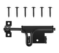 Pestillo de puerta Cerradura de puerta, pestillo, bloqueo deslizante, orificio for candado for valla madera, patio, cobertizo, puertas exteriores Granero, pestillos, Hardware(1PCS)