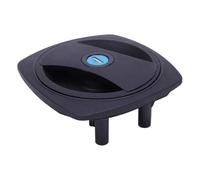Pestillo de puerta con llave ABS para Caraloc 640 PO392 | Tirador de pala, cilindro con llave central y carcasa redondeada, montaje de puerta
