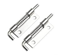 Pestillo de puerta con resorte de acero inoxidable para armario, pasador de seguridad a prueba de niños, pestillo de puerta de mascotas, dispositivo de tope de puerta interior, perno de resorte de