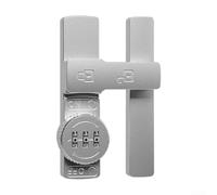 Pestillo de puerta corredera interior Cerradura de 180 grados con durabilidad de aleación de zinc (plata)