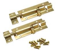 Pestillo de puerta de 2 piezas, pestillo de barril deslizante de 3 pulgadas, pestillos de seguridad de acero inoxidable para puertas de inodoro y puer