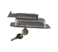 Pestillo de puerta de acero inoxidable para caravana, cerradura empotrada resistente, mango de remolque de viaje, paleta de caja de herramientas segura, para caravana, camión, armario eléctrico, color