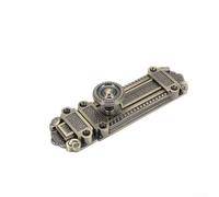 Pestillo de puerta de aleación de zinc resistente con barra deslizante que asegura tu hogar con un diseño elegante (7 pulgadas)