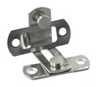 Pestillo de puerta de ángulo recto de 3 pulgadas, perno de bloqueo deslizante de acero inoxidable, hebilla de cerrojo de seguridad de acero inoxidable, para cajones de gabinetes, muebles, puerta