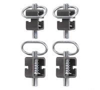 Pestillo de puerta de remolque resistente, conjunto de bloqueo de resorte, pestillo de acero soldado de 5/8 pulgadas para remolques de rampa de volcado, kit de herrajes de cierre de puerta seguro
