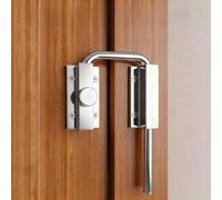 Pestillo de puerta multiángulo, diseño antipalanca, mecanismo de bloqueo seguro para ventanas y puertas, varios ángulos, instalación de tornillo o unión