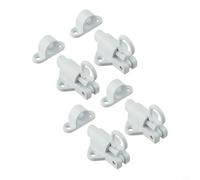 Pestillo de resorte automático de aleación de aluminio para puertas, armarios | Mecanismo de cierre de perno de rebote autoblocante | Acabado resistente al óxido (blanco)