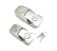 Pestillo de seguridad de acero inoxidable for gabinete DK604 con dos llaves, 1 unidad(Small size)