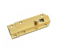 Pestillo de seguridad de latón macizo for puerta (1 pieza): cerradura deslizante versátil for puertas, gabinetes y ventanas.(Copper bright,305 6cm)