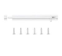 Pestillo De Seguridad Para Puerta 2 uds 2-8 "cerradura de ventana cerradura puerta hebilla alta resistencia gran jardín cobertizo corredera Torre pestillo cerrojo ferretería(White,5inch)