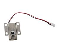 Pestillo de solenoide de gabinete de 12 V CC, conjunto de cerradura eléctrica de 27,5 x 27 x 16,9 mm, cerradura de seguridad de cajón de hierro en miniatura con bloqueo automático para muebles
