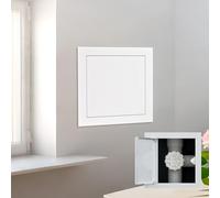 Pestillo De Tapa De Tapa De Tapa De Inspección Con Marco De Aluminio, Trampilla Pladur Panel De Acceso Para Fontaneria Electrica, Oculto Loft Paneles De Acceso(15.7x17.7in(40x45) cm)