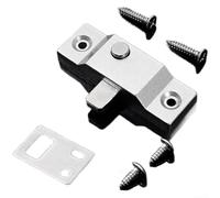 Pestillo de ventana plegable para vidrio deslizante con cuerpo de acero inoxidable y placa de bloqueo reforzada para mayor seguridad (F)